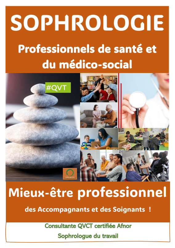 2 BROCHURES D'INFORMATION SOPHROLOGIE EN CONTEXTE PROFESSIONNEL